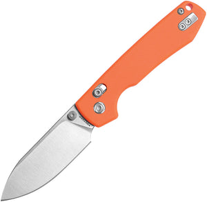 Vosteed Raccoon Crossbar Lock Orange G10 Folding 14C28N Pocket Knife RCCBVTGO