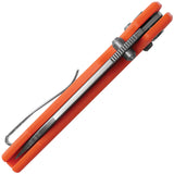 Vosteed Raccoon Crossbar Lock Orange G10 Folding 14C28N Pocket Knife RCCBVTGO