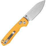 Vosteed Raccoon Crossbar Lock Yellow G10 Folding 14C28N Pocket Knife RCCBVTGY