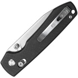 Vosteed Raccoon Crossbar Lock Black Micarta Folding 14C28N Pocket Knife RCCBVTMK