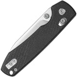 Vosteed Raccoon Crossbar Lock Black Micarta Folding 14C28N Pocket Knife RCCBVTMK