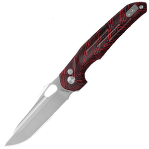 Vosteed Thunderbird Trek Lock Red & Black G10 Folding S35VN Pocket Knife TBSG1