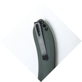 Vosteed Nightshade TH Linerlock Green Micarta Folding Nitro-V Knife THNPMN