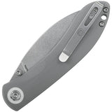 Vosteed Nightshade TS Linerlock Gray G10 Folding Nitro-V Pocket Knife TSNWGH