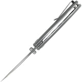Vosteed Nightshade TS Linerlock Gray G10 Folding Nitro-V Pocket Knife TSNWGH