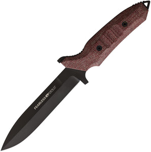 Viper Fearless Red Burlap Micarta Sleipner Tool Steel Fixed Blade Knife 4020CR  -On Sale