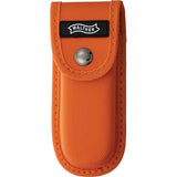 Walther HBF2 Linerlock Orange G10 Folding D2 Steel Drop Pt Pocket Knife 50863