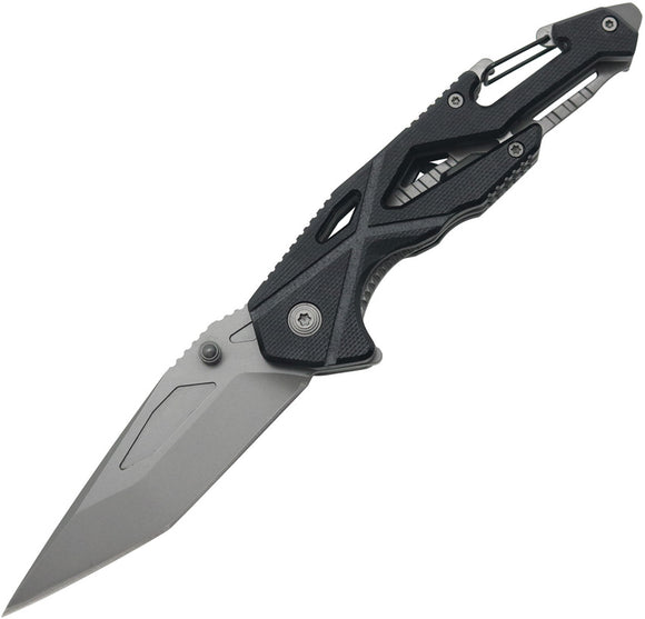 WithArmour Spider Linerlock Black G10 Folding 440C Pocket Knife 043BK