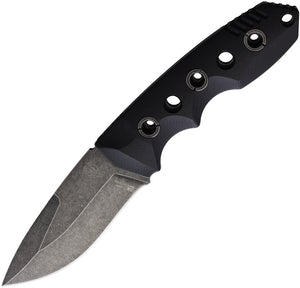 WithArmour Needle Black Smooth G10 440C Stainless Fixed Blade Knife 070BK