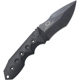 WithArmour Needle Black Smooth G10 440C Stainless Fixed Blade Knife 070BK