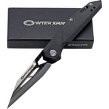 WithArmour Hawk-Eye Linerlock Black G10 Folding D2 Steel Pocket Knife 081BK