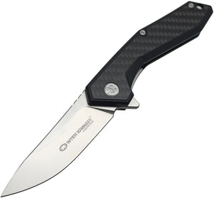 WithArmour Gent Framelock Carbon Fiber Folding D2 Pocket Knife 082CFG