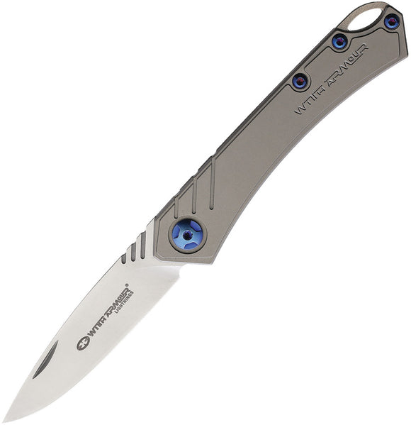 WithArmour Elise Slip Joint Gray Titanium Folding D2 Steel Pocket Knife 096GT