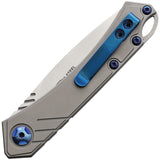 WithArmour Elise Slip Joint Gray Titanium Folding D2 Steel Pocket Knife 096GT