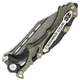 WithArmour Forged Special Linerlock Aluminum Folding D2 Pocket Knife 102BG