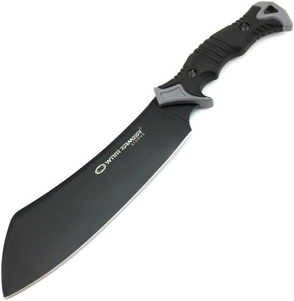 WithArmour Soldier Black TPR Stainless Fixed Blade Machete 1031