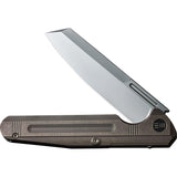 We Knife Reiver Framelock Pocket Knife Bronze Titanium Folding CPM-S35VN 160203