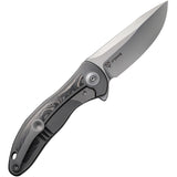 We Knife Synergy2v2 Pocket Knife Framelock Titanium & CF Folding 20CV 18046CF1