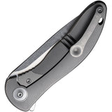 We Knife Synergy2v2 Pocket Knife Framelock Gray Titanium Folding 20CV 18046D1