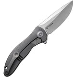 We Knife Synergy2v2 Pocket Knife Framelock Gray Titanium Folding 20CV 18046D1