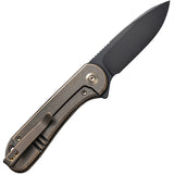 We Knife Elementum Pocket Knife Framelock Bronze Titanium Folding 20CV 18062X4