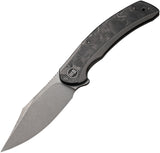 We Knife Co Snick Carbon Fiber + Titanium CPM20CV Folding Knife 19022f2
