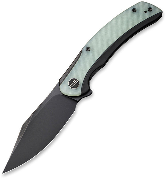We Knife Co Ltd Snick Titanium + Jade G10 Inlay Framelock CPM20CV Folding Knife 19022f4