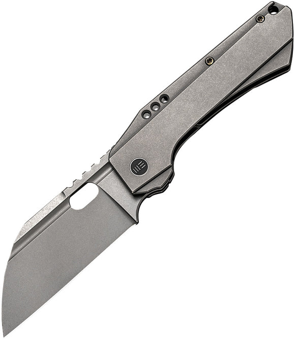We Knife Roxi 3 Framelock Gray Titanium Folding CPM-S35VN Pocket Knife 190721