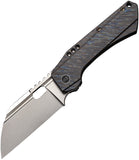 We Knife Roxi 3 Framelock Tiger Stripe Titanium Folding CPM-S35VN Knife 190723