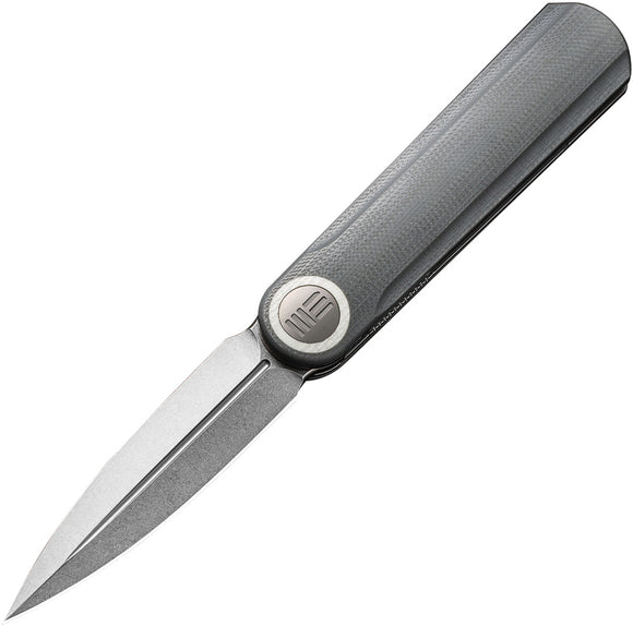 We Knife Co Ltd Eidolon Linerlock Gray G10 Folding CPM-20CV Pocket Knife 19074BA