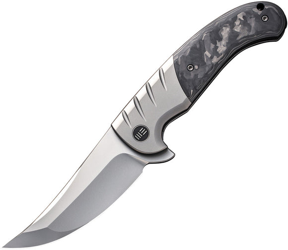 We Knife Curvaceous Framelock Carbon Fiber/Titanium Folding 20CV Knife 200121