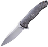 We Knife Co Ltd Kitefin Pocket Knife Framelock Carbon Fiber Folding S35VN 2001A