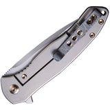 We Knife Co Ltd Kitefin Framelock Carbon Fiber Flipper Knife 2001b
