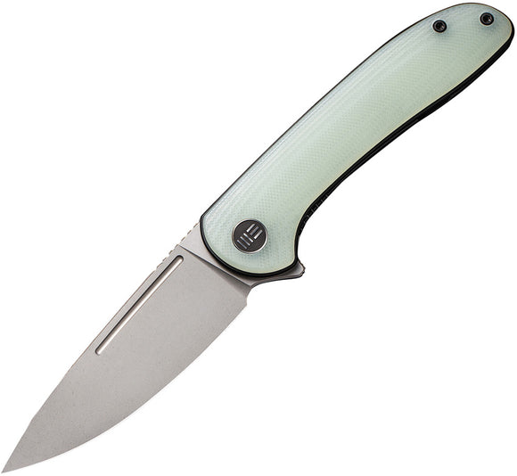 We Knife Saakshi Pocket Knife Linerlock Jade G10 Folding CPM-20CV Blade 20020C4