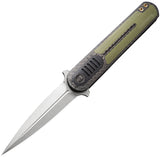 We Knife Co Ltd Angst Linerlock Green Folding Knife 2002a