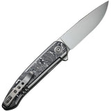 We Knife Smooth Sentinel Knife Carbon Fiber & Aluminum Folding CPM-20CV 200435