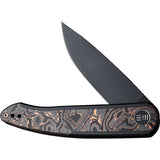We Knife Smooth Sentinel Knife Carbon Fiber & Copper Folding CPM-20CV 200436
