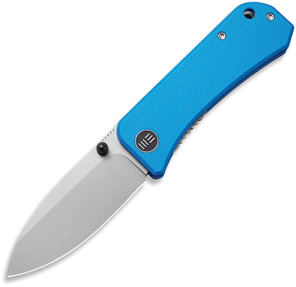 We Knife Banter Linerlock Blue G10 Folding CPM-S35VN Spear Pt Pocket Knife 2004A