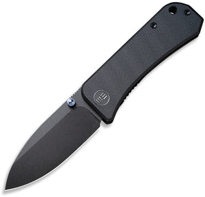We Knife Banter Linerlock Black G10 Folding S35VN Spear Pt Pocket Knife 2004B