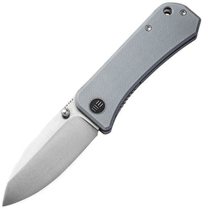 We Knife Banter Linerlock Gray G10 Folding CPM-S35VN Spear Pt Pocket Knife 2004E