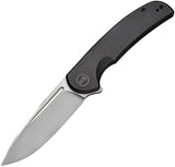 We Knife Beacon Framelock Black Titanium Folding CPM-20CV Pocket Knife   OPEN BOX