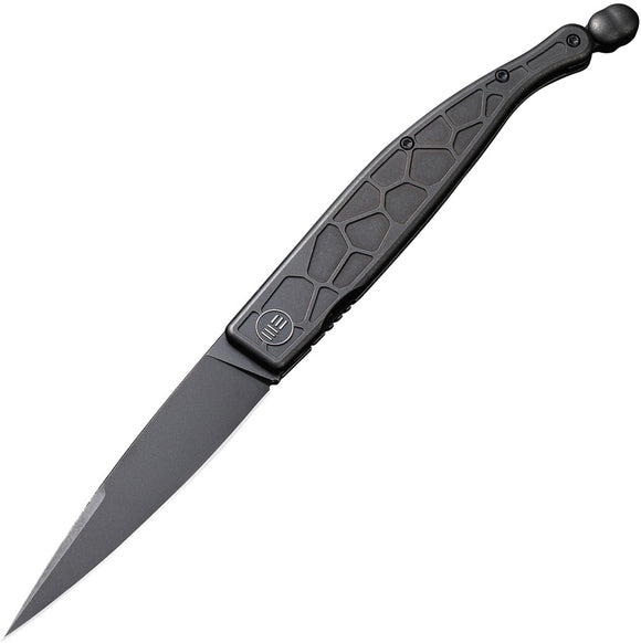 We Knife Roman Framelock Black S35Vn Folding Titanium Knife 2008c