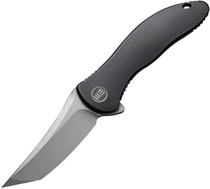 We Knife Black Titanium Mini Synergy Framelock Folding Knife 2012b