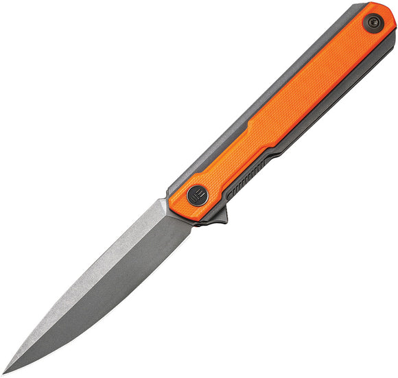 We Knife Peer Orange Framelock Folding Knife 2015a