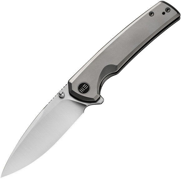 We Knife Subjugator Pocket Knife Framelock Gray Titanium Folding 20CV 21014C1