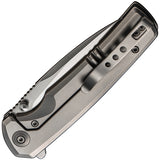 We Knife Subjugator Pocket Knife Framelock Gray Titanium Folding 20CV 21014C1