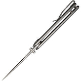 We Knife Subjugator Pocket Knife Framelock Gray Titanium Folding 20CV 21014C1