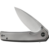 We Knife Subjugator Pocket Knife Framelock Gray Titanium Folding 20CV 21014C1