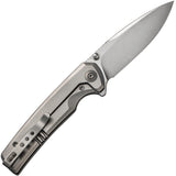 We Knife Subjugator Pocket Knife Framelock Gray Titanium Folding 20CV 21014C1