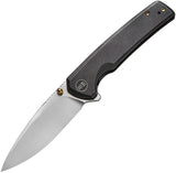 We Knife Subjugator Pocket Knife Framelock Black Titanium Folding 20CV 21014C2